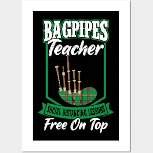 Bagpipes Teacher - Bagpiper Posters and Art